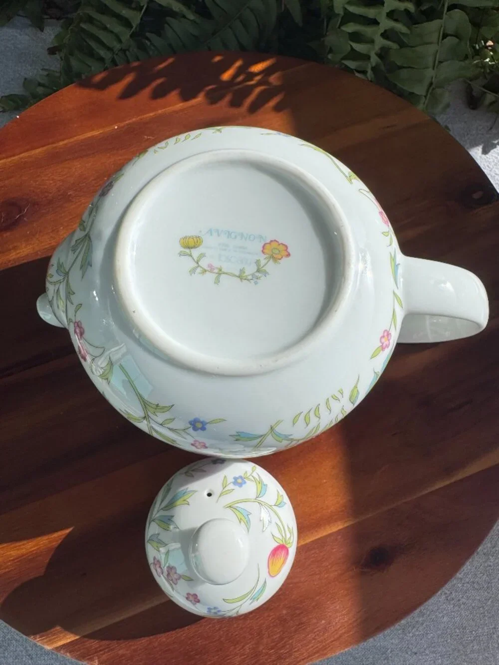 Vintage Toscany Avignon Floral Teapot, Japan - Fine China Cottagecore Tea Pot